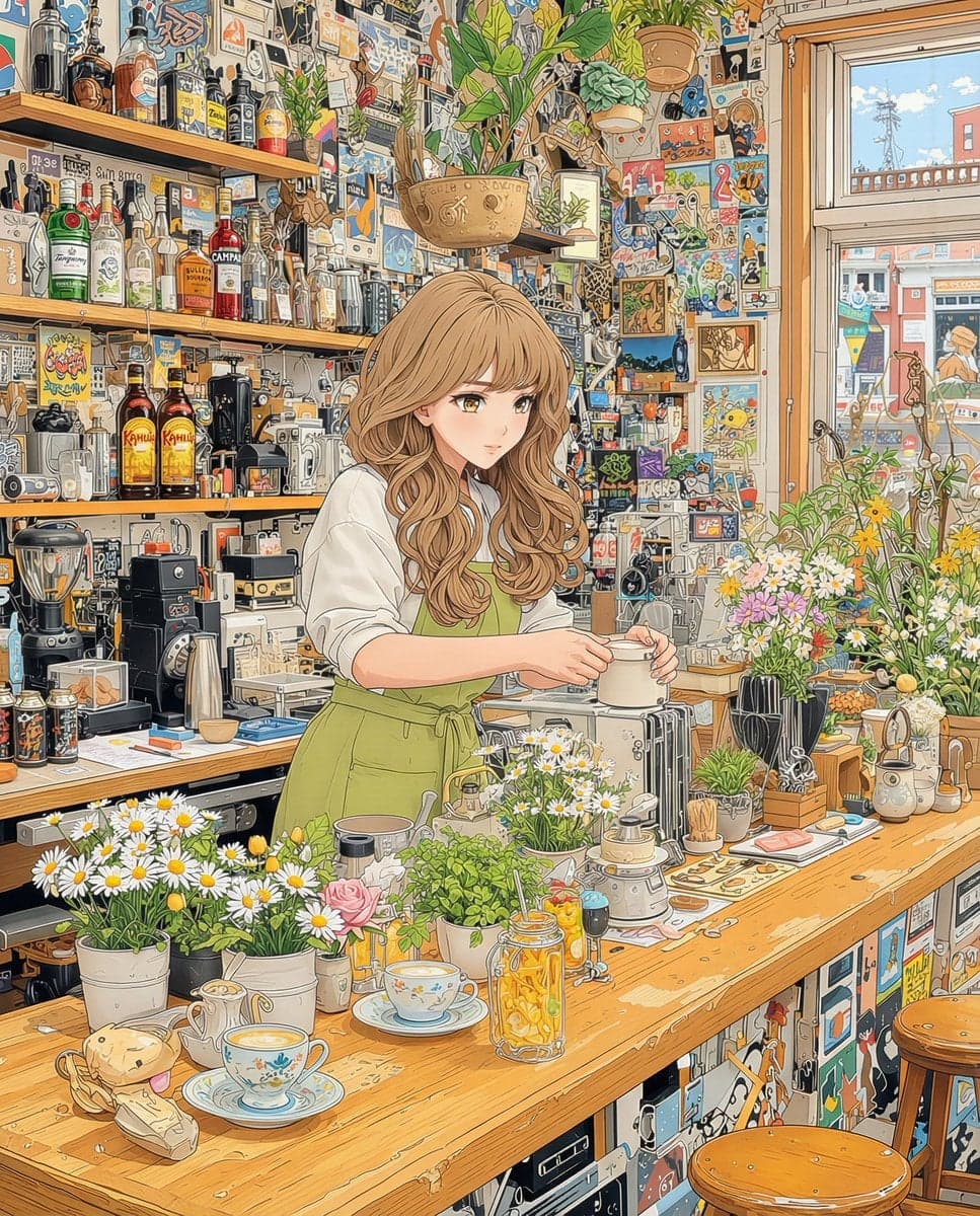 若葉色の午後