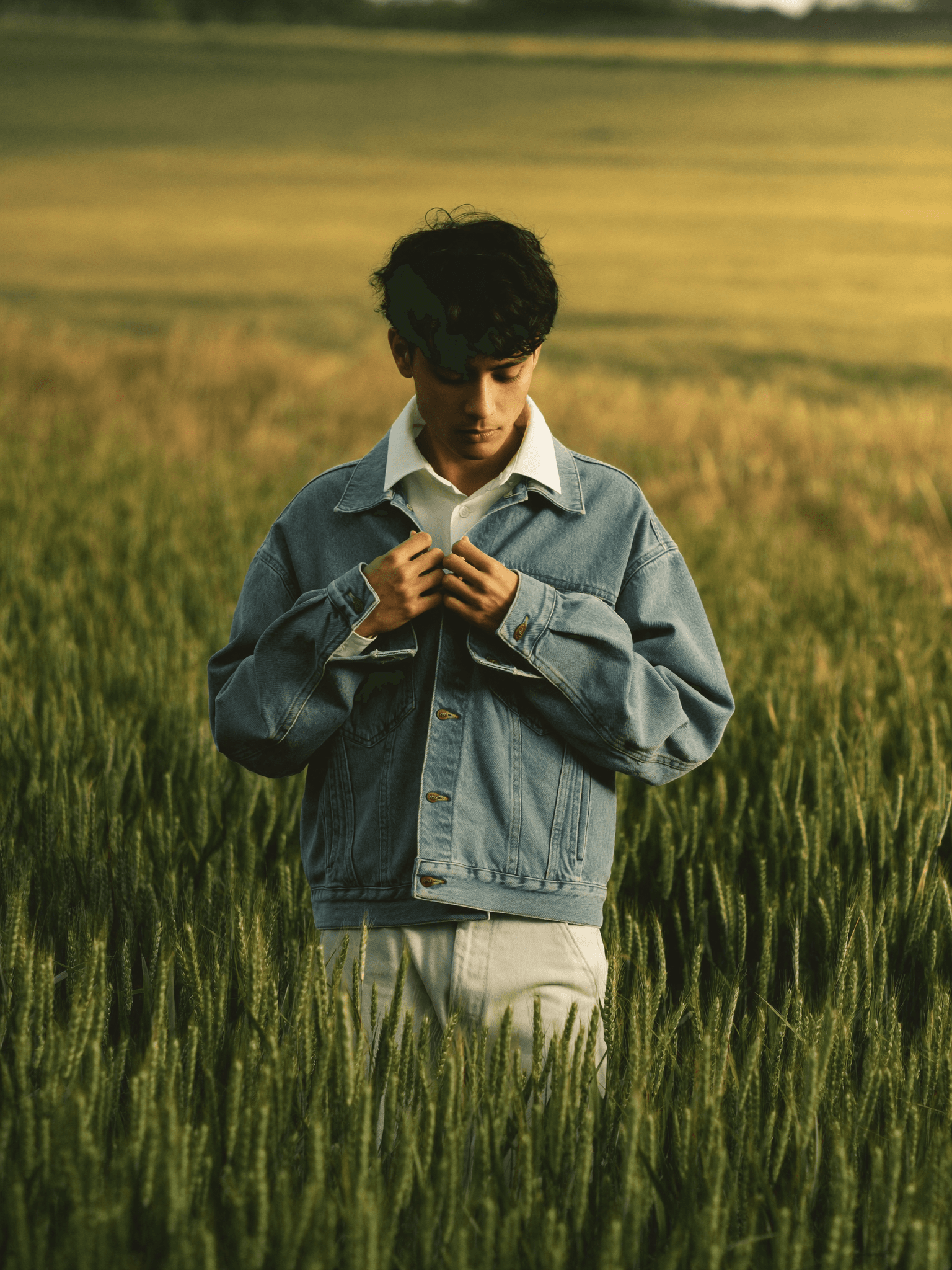 Man in grassland(#48)