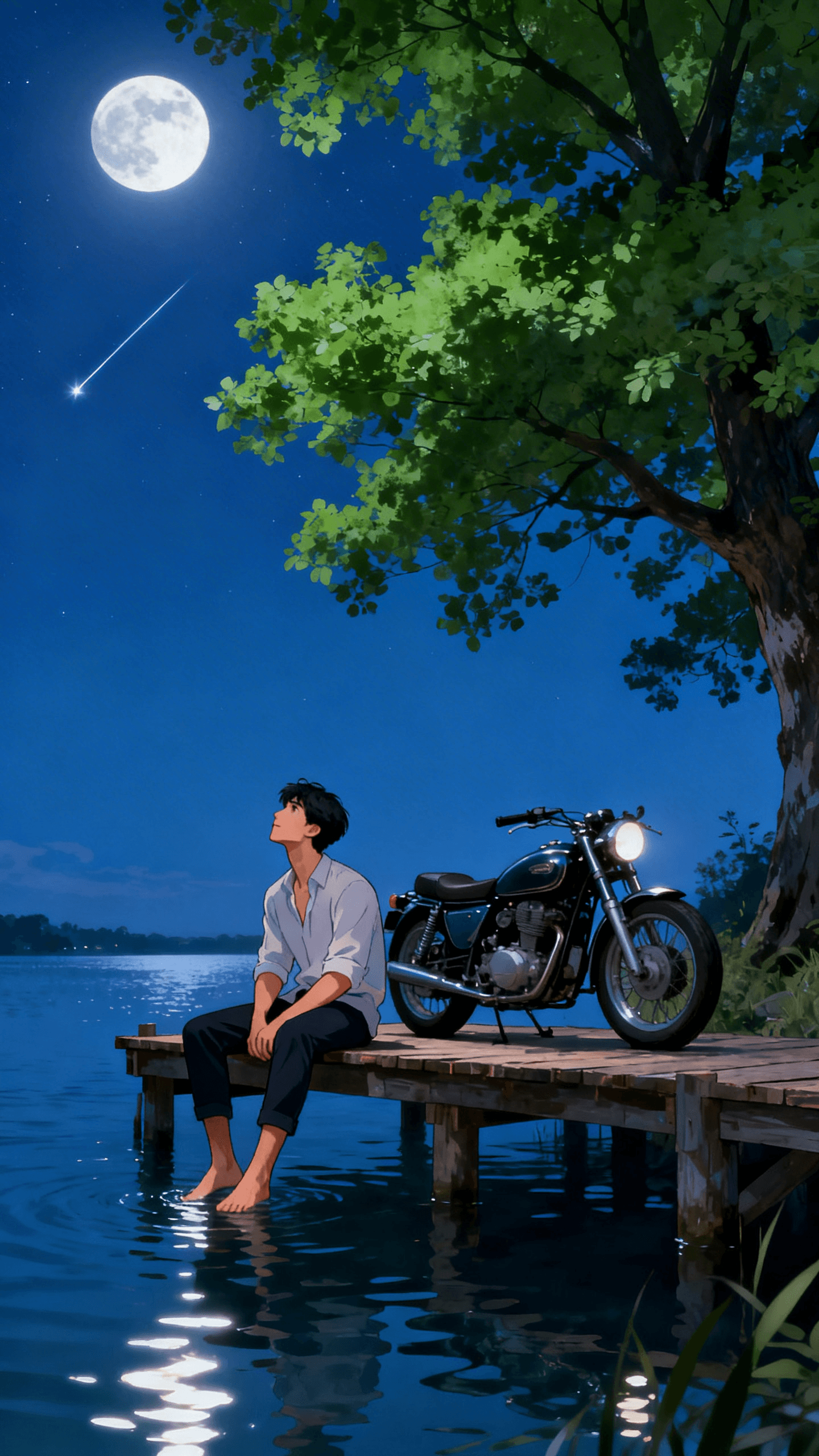 Starlit Lake Escape
