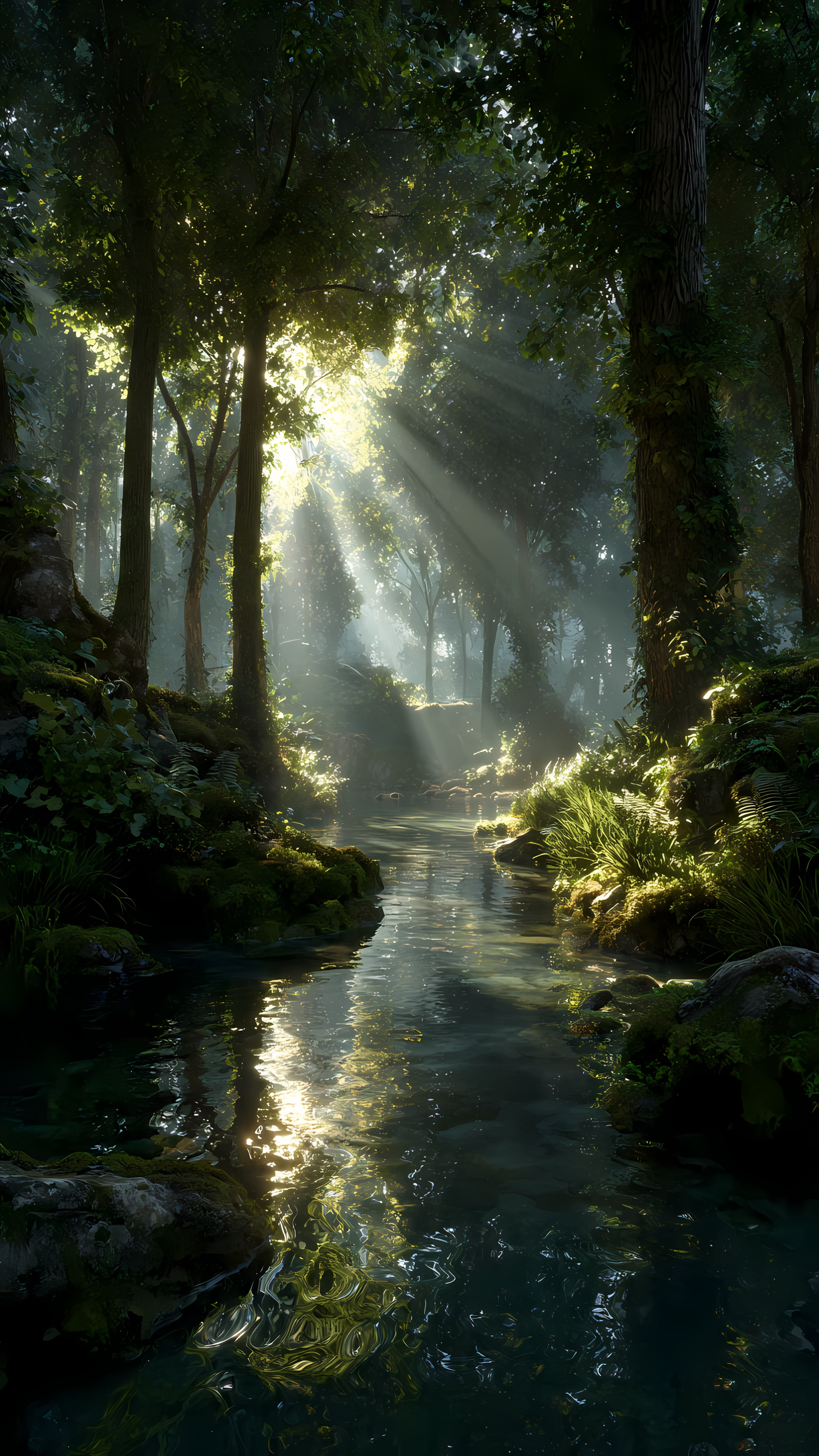 Forest Sunbeams
