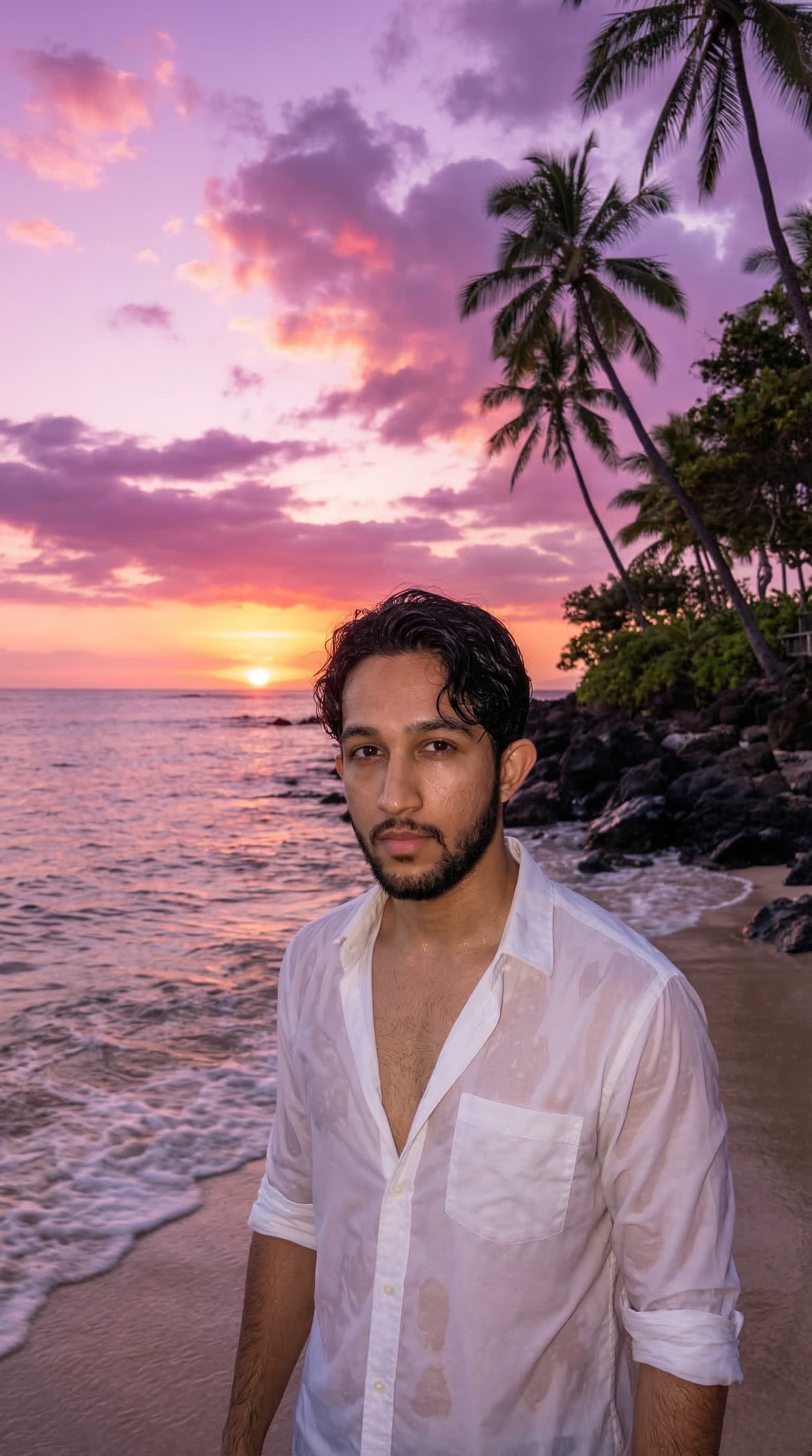 Standing By the Beach