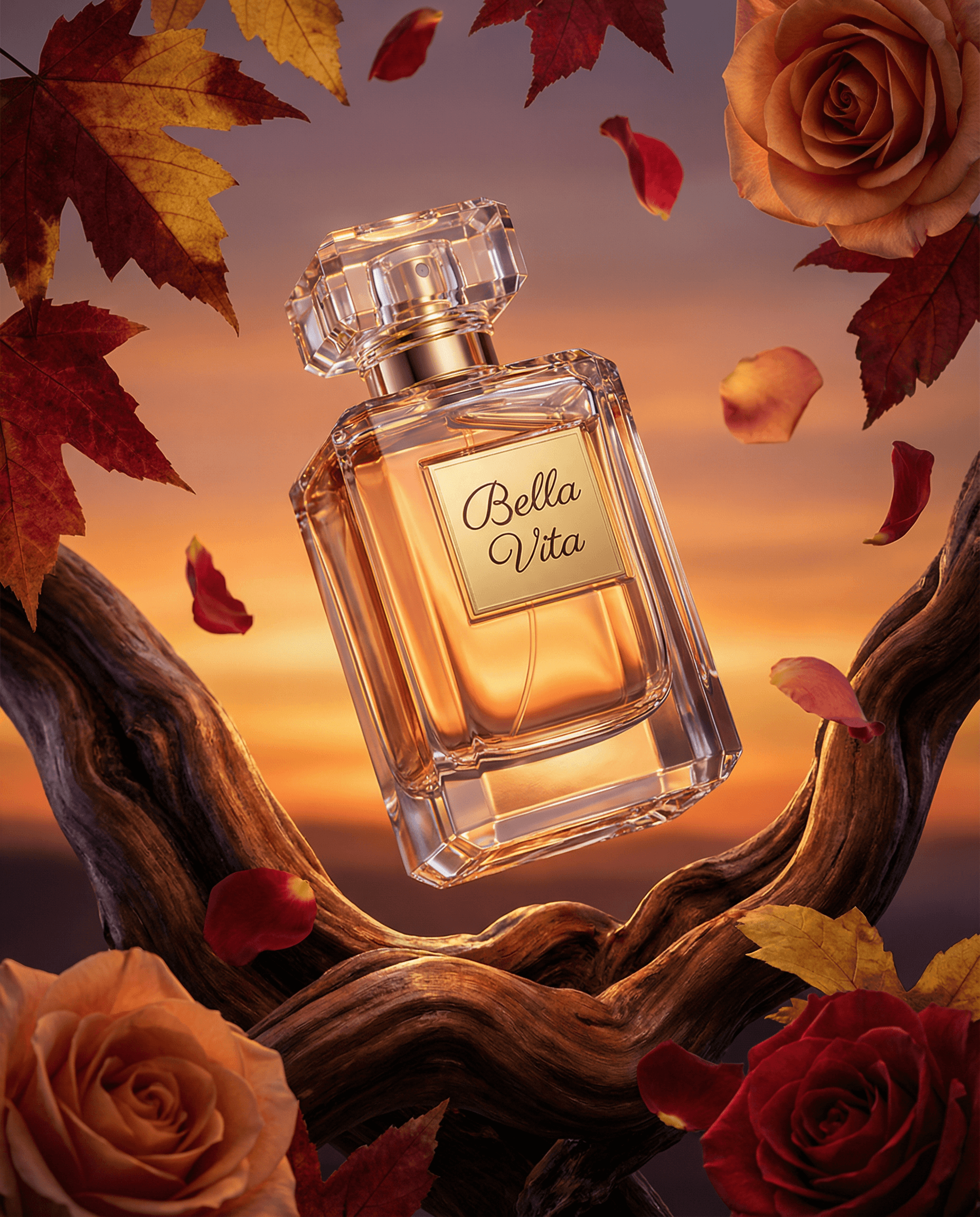 Autumn Perfume Bottle