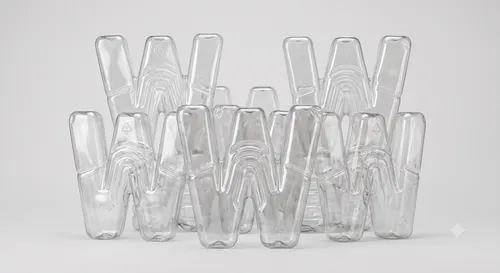 Botella de plástico